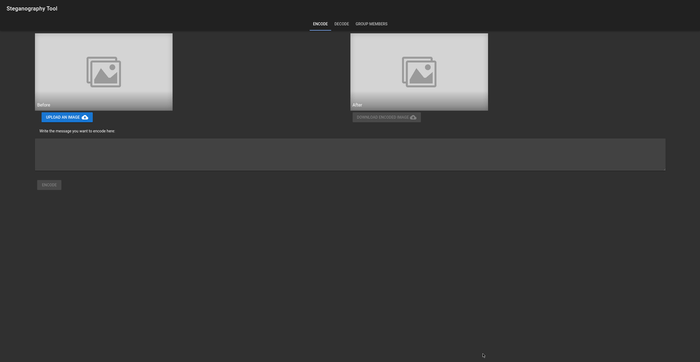 Steganography WebApp